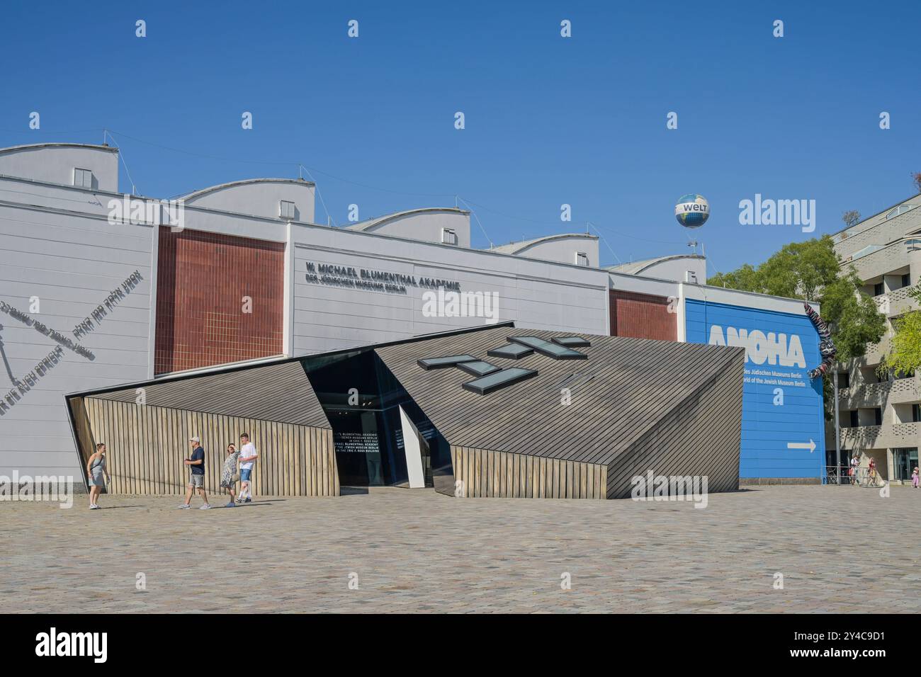 W. Michael Blumenthal Akademie des Jüdischen Museums, Lindenstraße, Kreuzberg, Berlino, Deutschland *** W Michael Blumenthal Academy of the Jewish Museum, Lindenstraße, Kreuzberg, Berlino, Germania Foto Stock