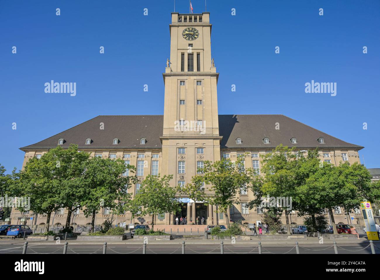 Rathaus Schöneberg, John-F.-Kennedy-Platz, Schöneberg, Berlin, Deutschland *** Rathaus Schöneberg, John F Kennedy Platz, Schöneberg, Berlin, Germania Foto Stock