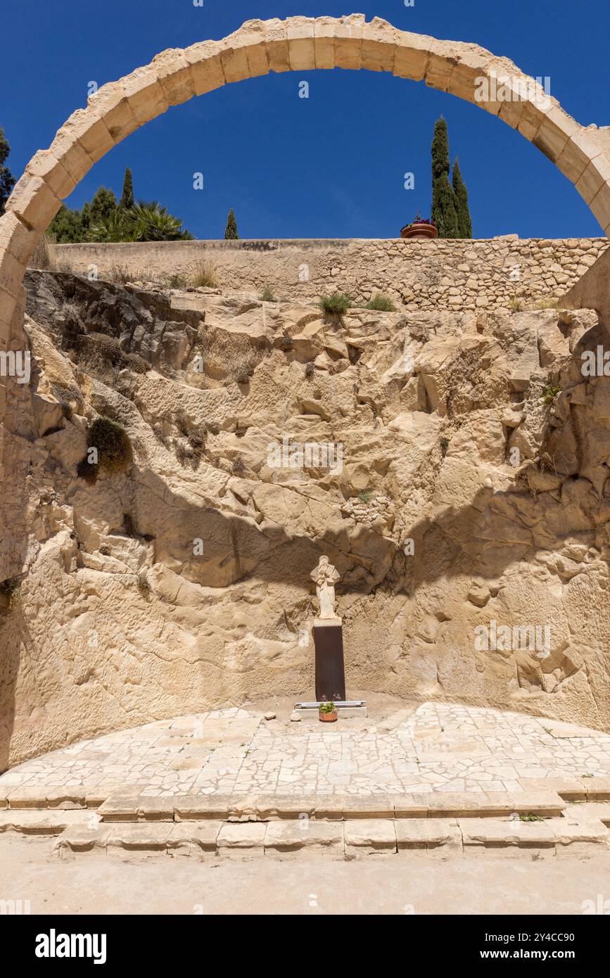 Castello di Santa Barbara ad Alicante, Spagna. Foto Stock