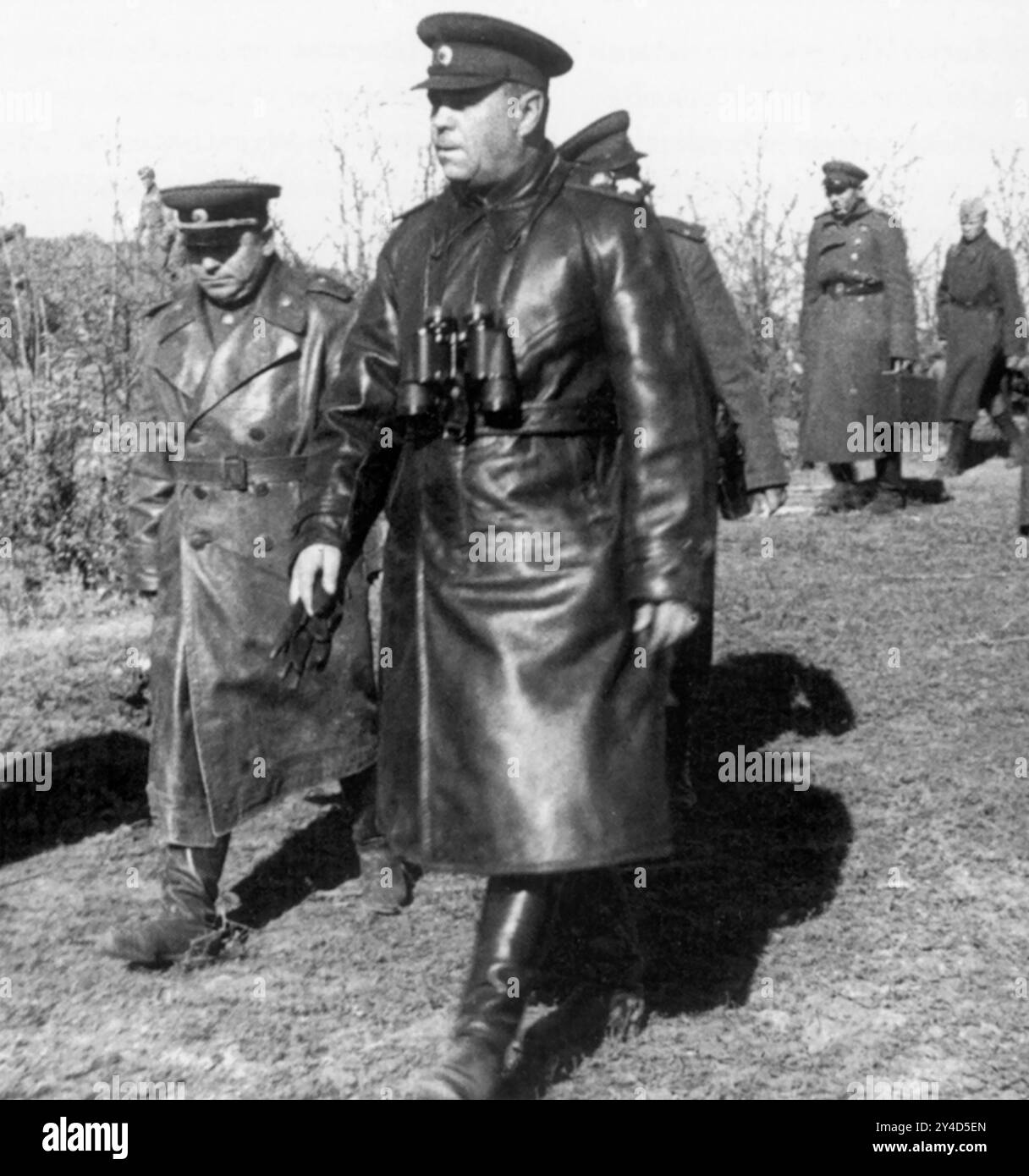 GEORGY ZHUKOV (1896-1974) comandante dell'esercito russo durante la battaglia di Kursk nel 1943 Foto Stock