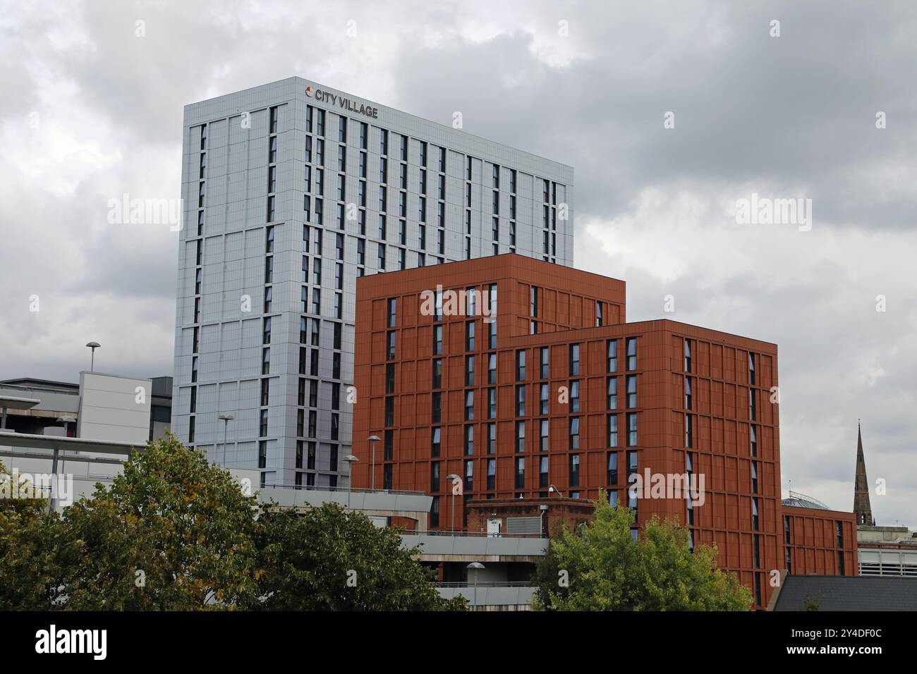 Sale per studenti del City Village a Coventry Foto Stock