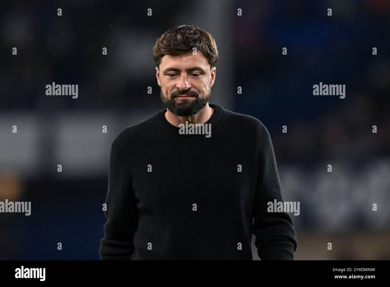 Russell Martin manager del Southampton in vista della partita della Carabao Cup Everton vs Southampton al Goodison Park, Liverpool, Regno Unito, 17 settembre 2024 (foto di Cody Froggatt/News Images) Foto Stock