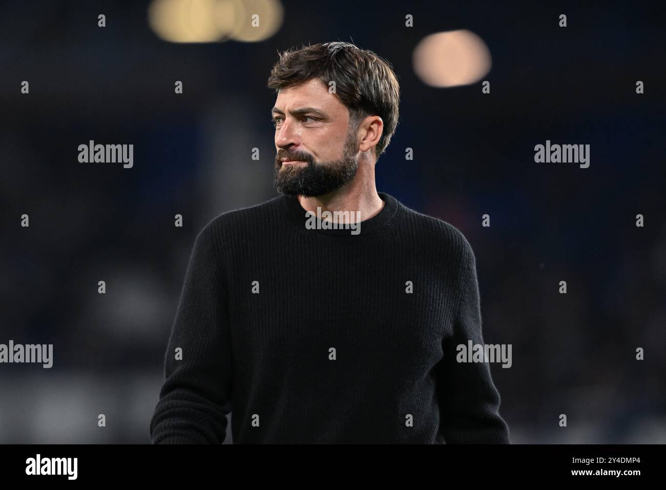 Russell Martin manager del Southampton in vista della partita della Carabao Cup Everton vs Southampton al Goodison Park, Liverpool, Regno Unito, 17 settembre 2024 (foto di Cody Froggatt/News Images) Foto Stock