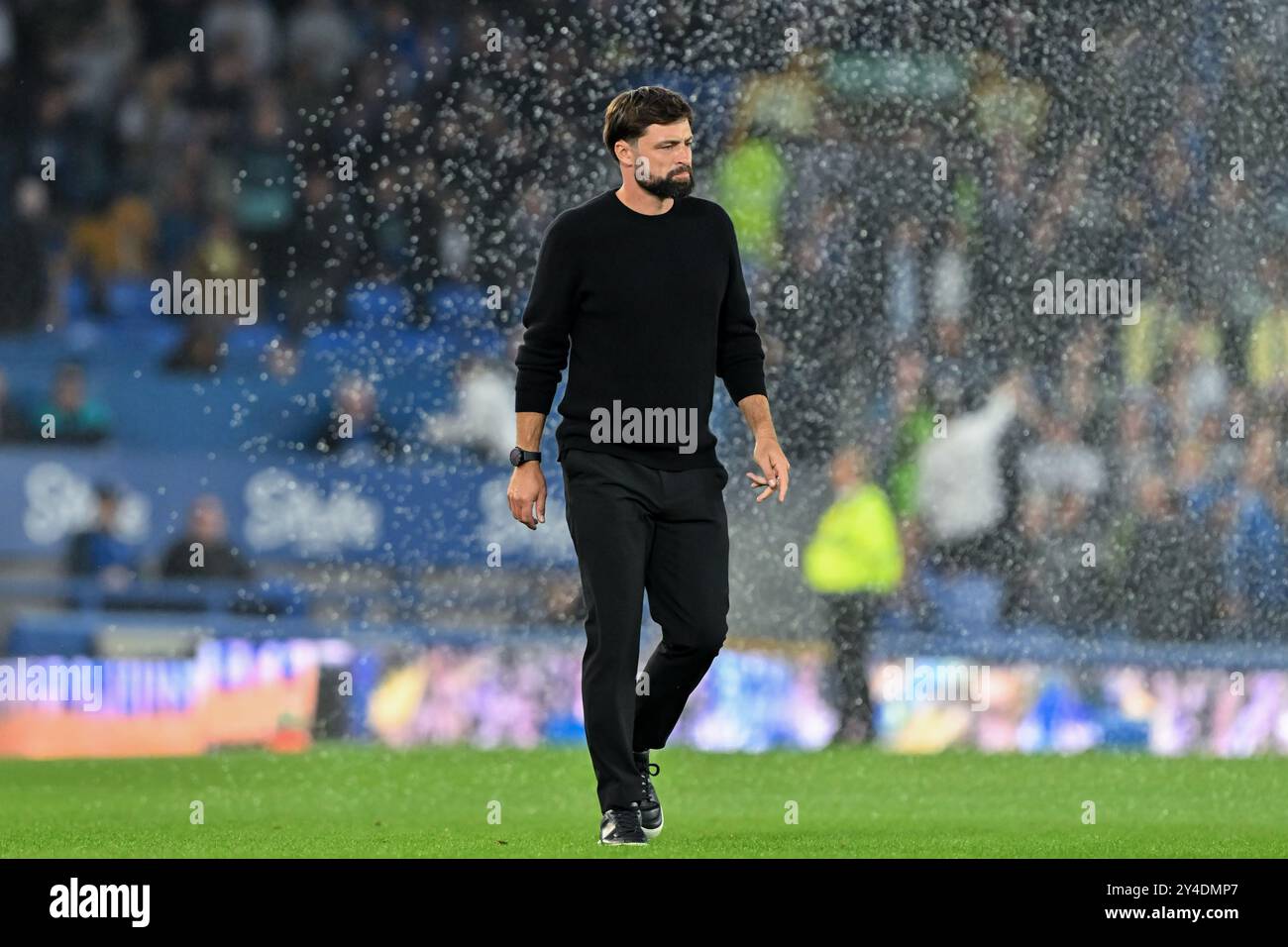 Russell Martin manager del Southampton in vista della partita della Carabao Cup Everton vs Southampton al Goodison Park, Liverpool, Regno Unito, 17 settembre 2024 (foto di Cody Froggatt/News Images) Foto Stock