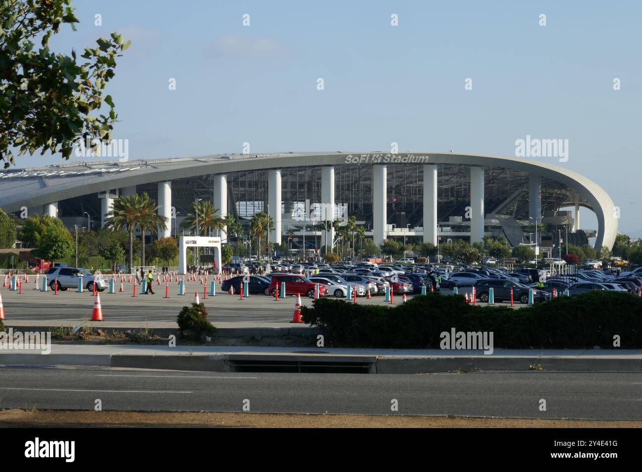 Inglewood, California, USA 14 settembre 2024 Green Day the Saviors Tour Concert al Sofi Stadium il 14 settembre 2024 a Inglewood, California, USA. Foto di Barry King/Alamy Stock Photo Foto Stock