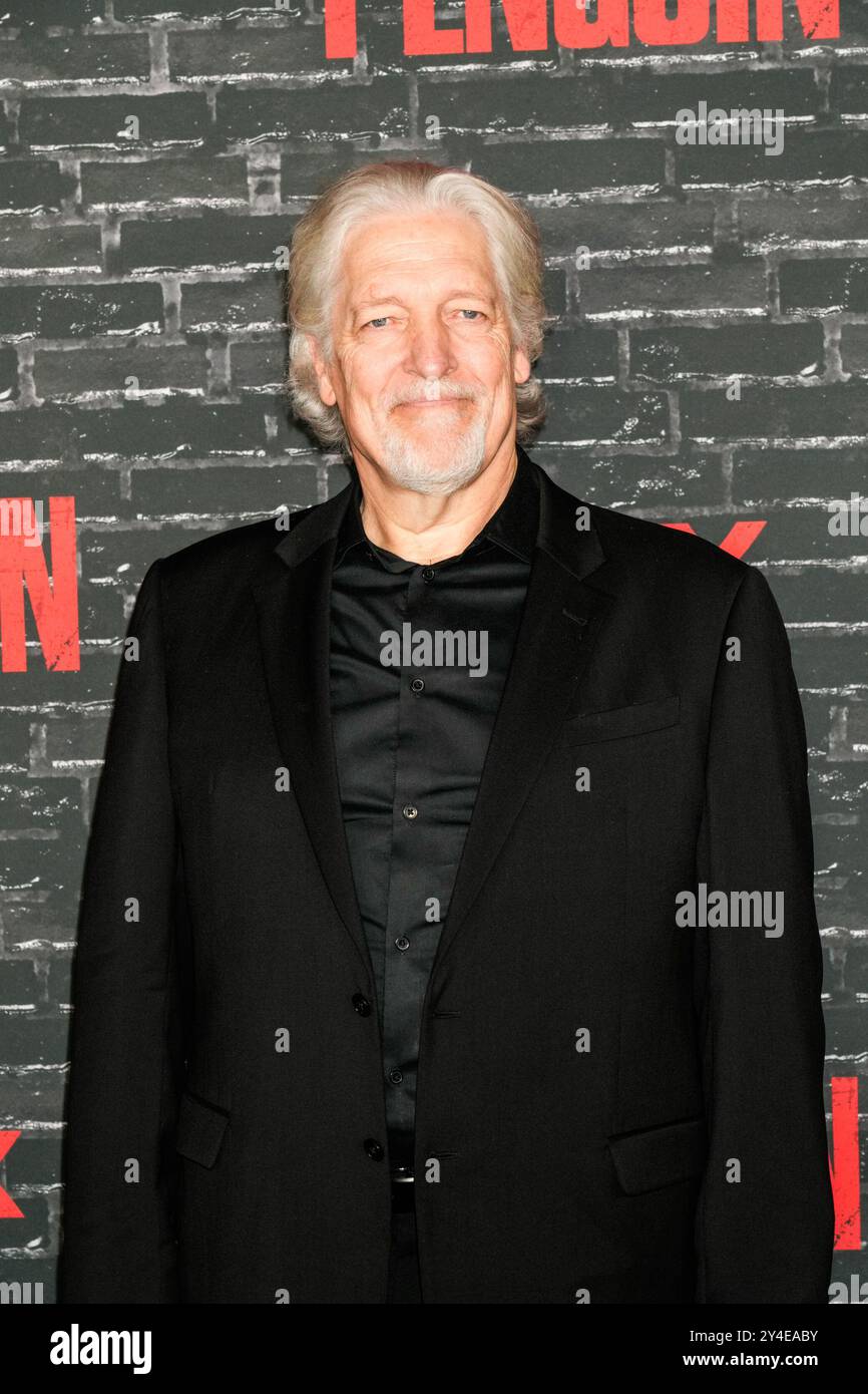 New York, Stati Uniti. 17 settembre 2024. 17/9/24, New York, New York, Stati Uniti Clancy Brown partecipa alla premiere Penguin New York, tenutasi al Jazz al Lincoln Center di New York, New York, USA, martedì 17 settembre 2024. Crediti: Jennifer Graylock/Alamy Live News Foto Stock