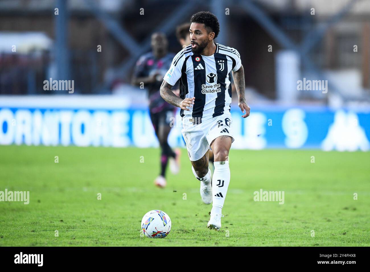 Douglas Luiz della Juventus durante la partita di serie A tra Empoli e Juventus allo Stadio Carlo Castellani il 14 settembre 2024 a Empoli, in Italia Foto Stock