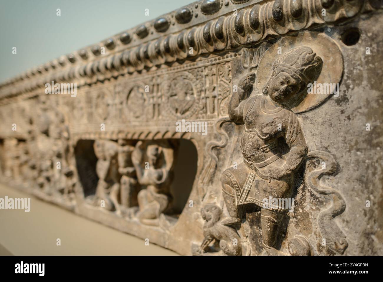WASHINGTON DC - eleganti decorazioni murali nella Freer Gallery of Art sul National Mall. Foto Stock