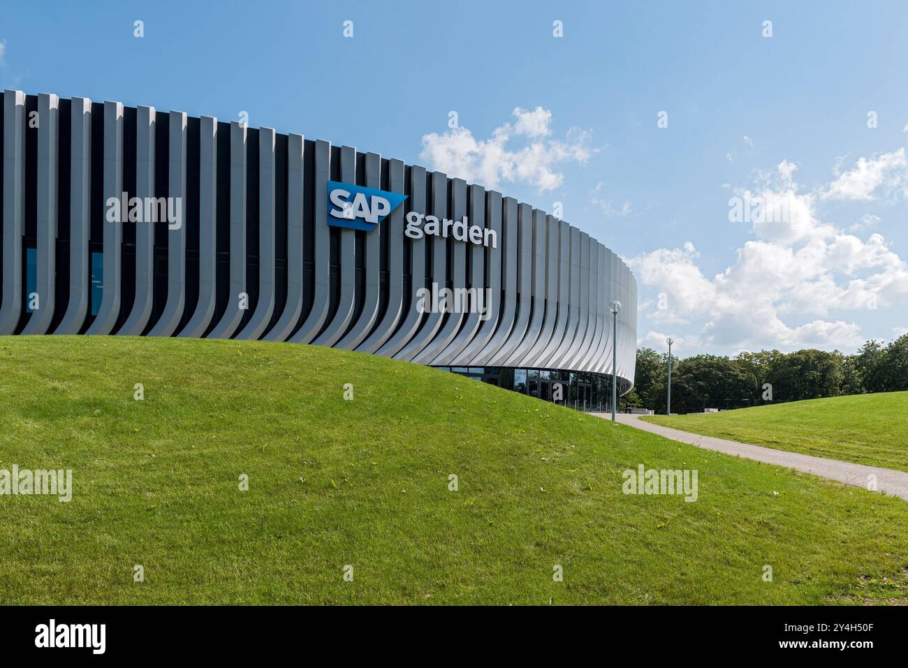 SAP-Garden Munich, Olympiapark, Germania Foto Stock