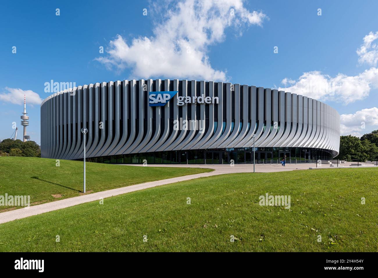 SAP-Garden Munich, Olympiapark, Germania Foto Stock