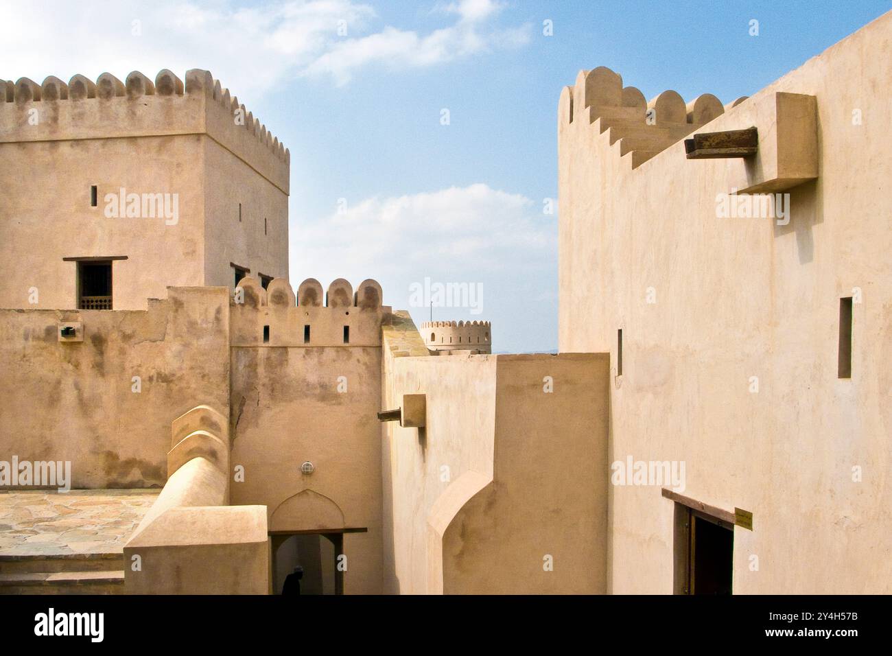 Nakhal Fort, il sultanato di Oman Foto Stock