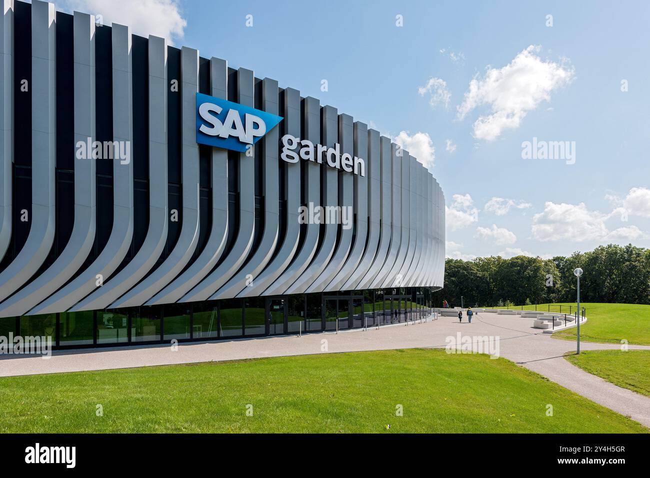 SAP-Garden Munich, Olympiapark, Germania Foto Stock