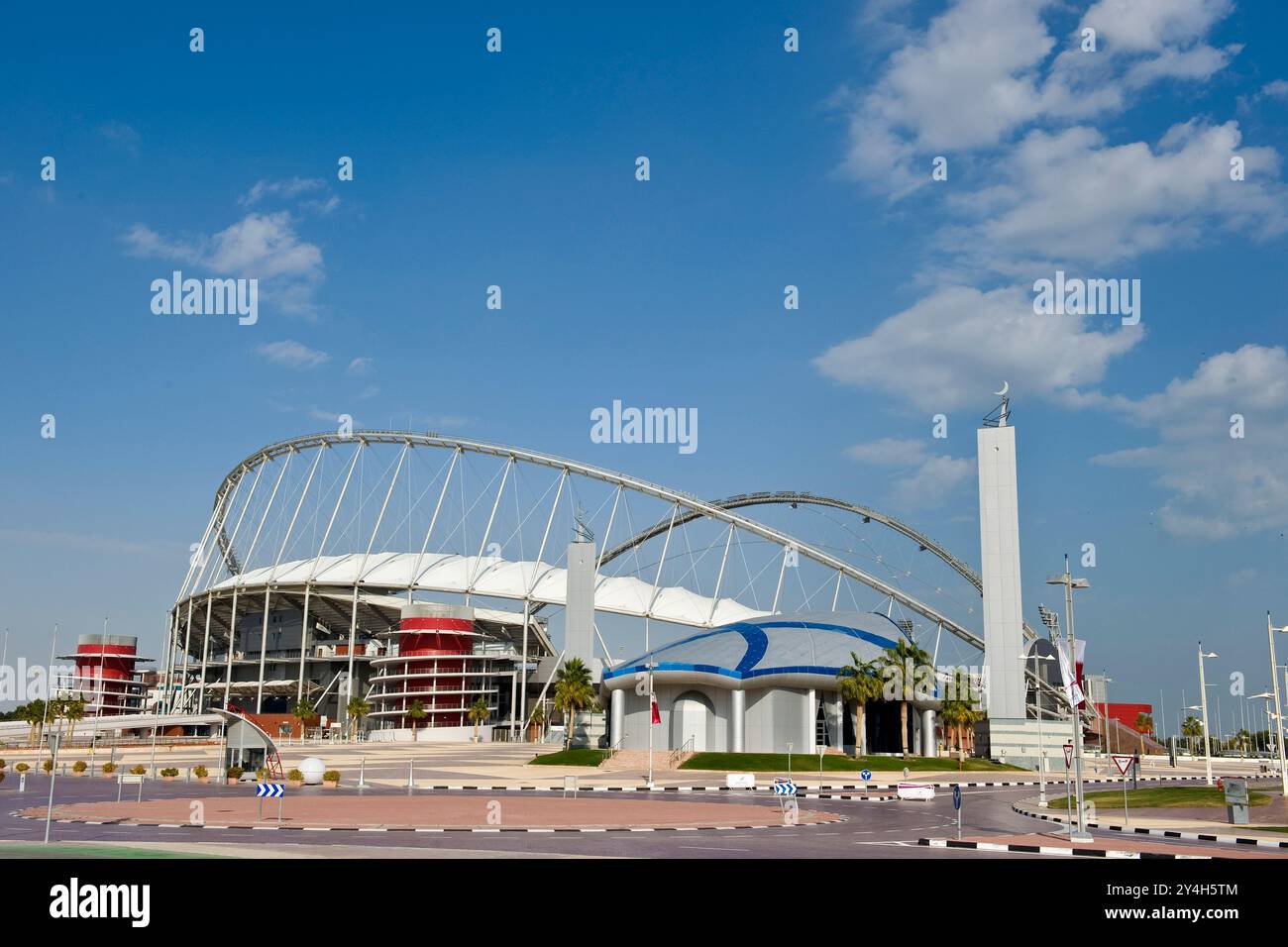 Il Qatar Doha, Khalifa Stadium Foto Stock