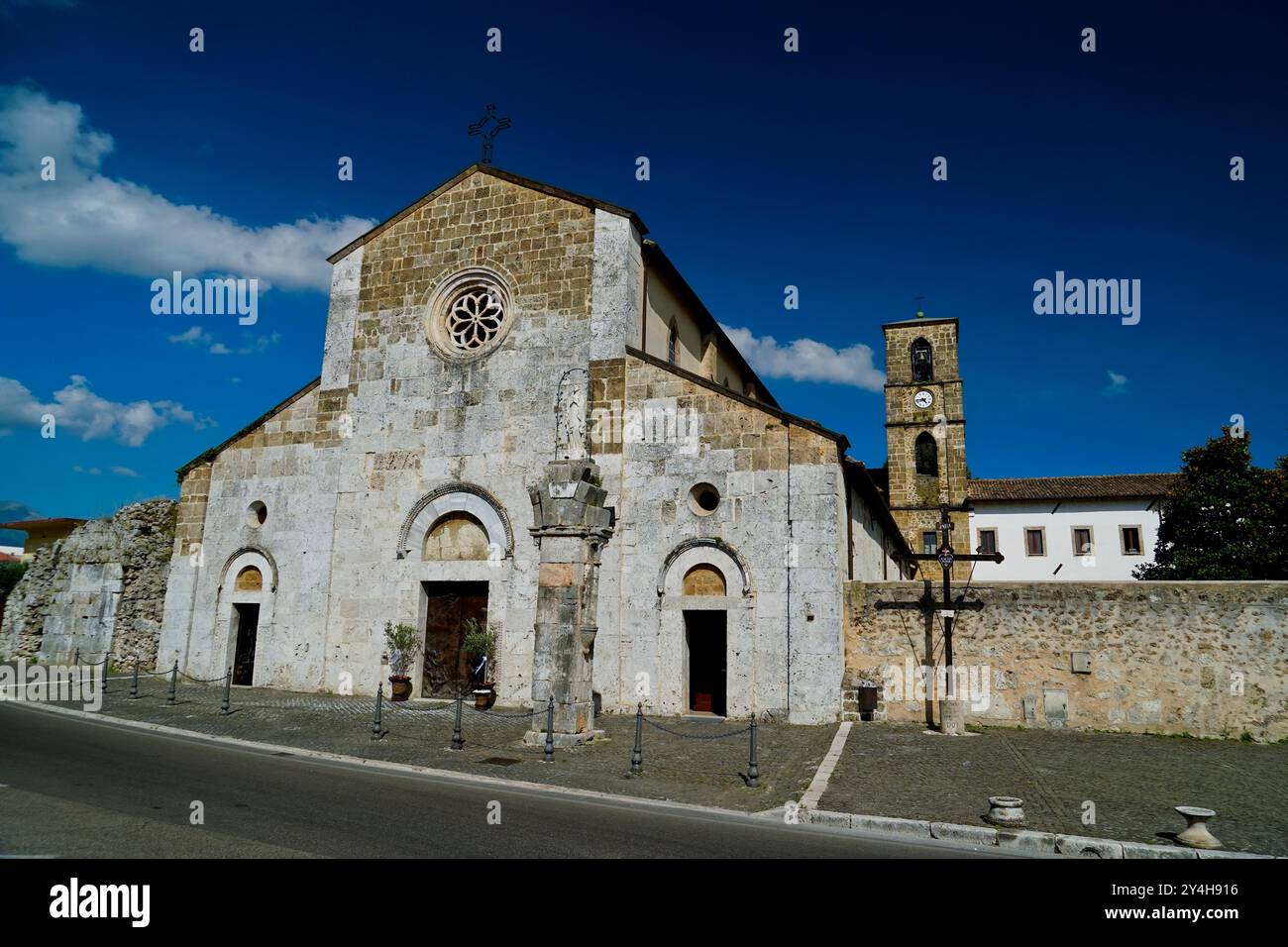 Abbazia di San Domenico Abate, Sora, Frosinone, Lazio, Italia Foto Stock