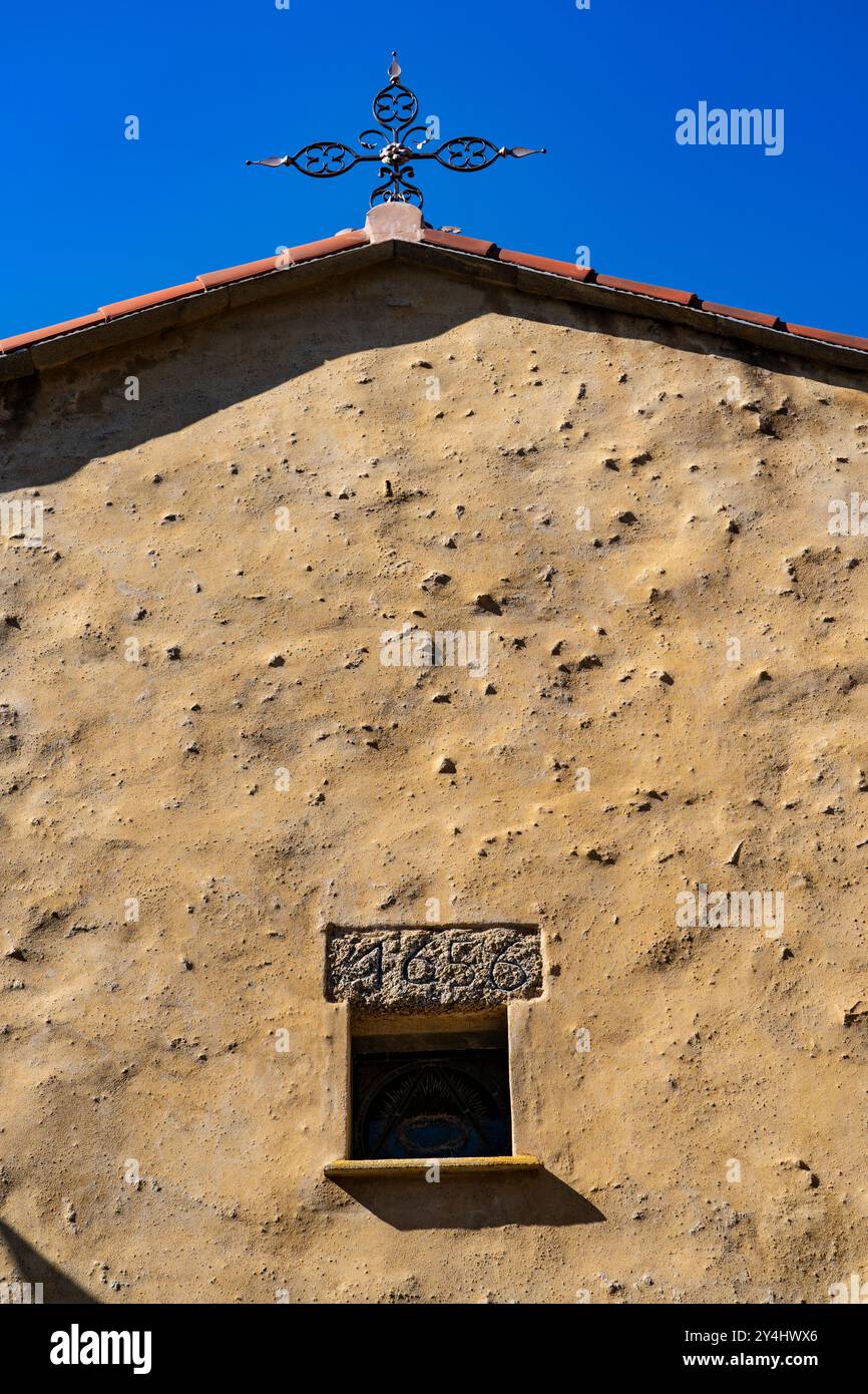 Chapelle de la Sainte Croix. Porto Veccho, Corsica, Francia Foto Stock