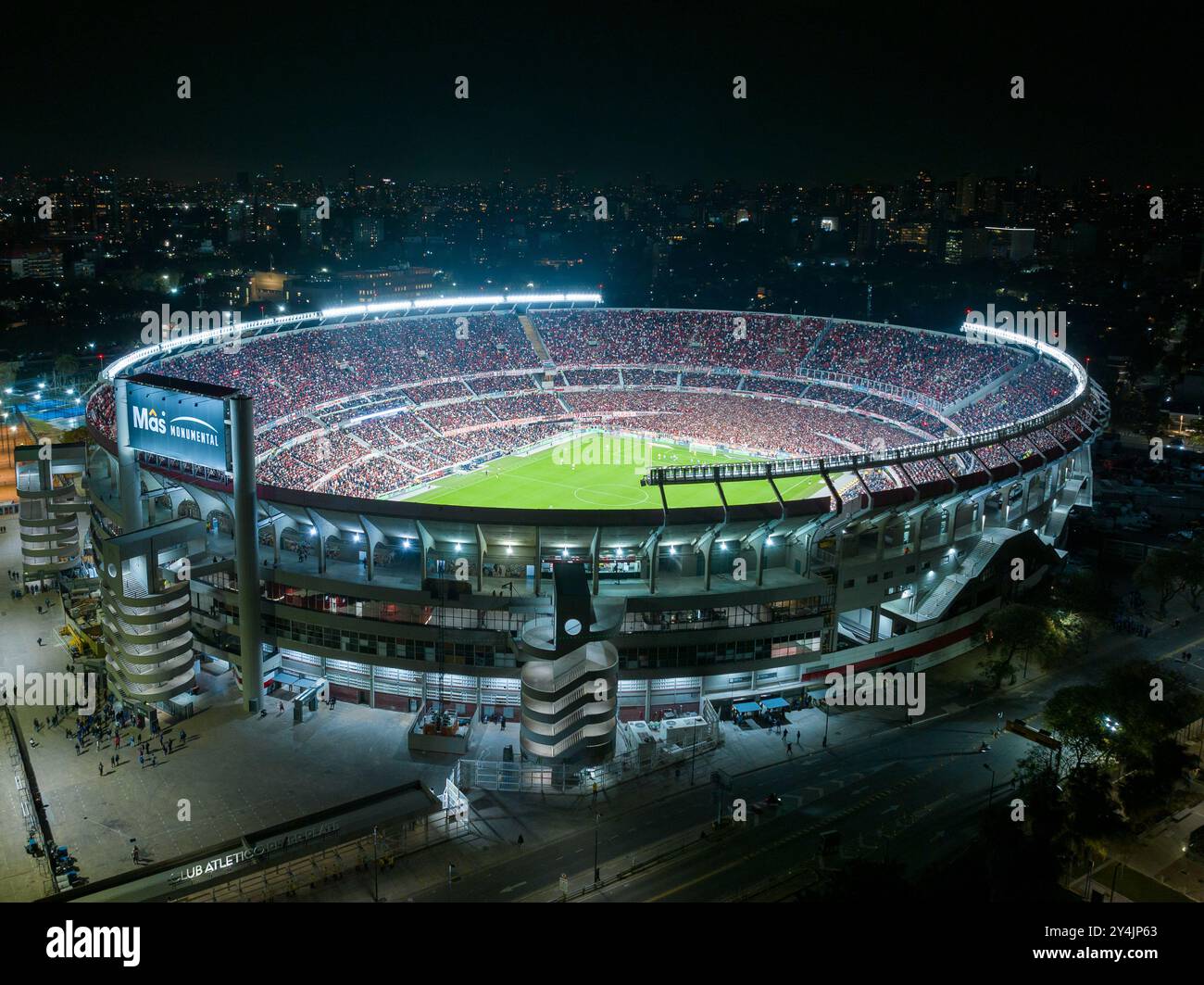 Buenos Aires, Argentina, 13 settembre 2024: Partita River vs Atlético Tucuman. Stadio sul fiume. Foto Stock