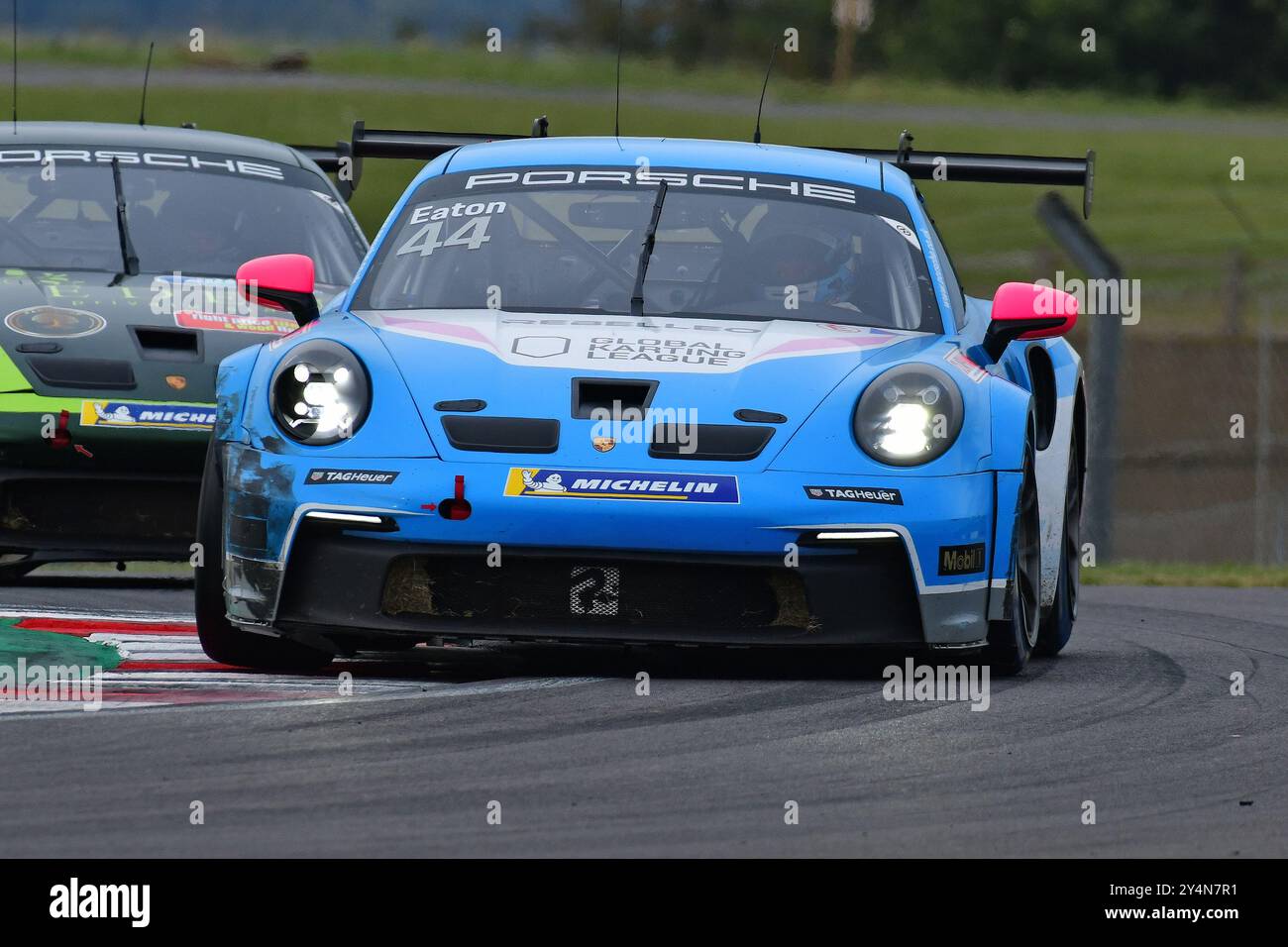 Abbie Eaton, Rebelleo Motorsport, Porsche 911 GT3 Cup, Porsche Carrera Cup Gran Bretagna 2024, una singola serie di marchi con tutti i piloti che pilotano Porsch Foto Stock