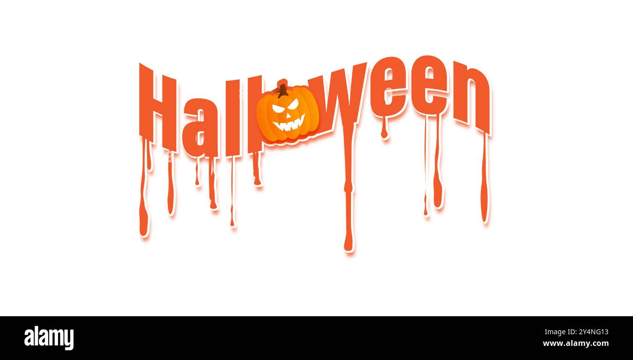 Illustrazione vettoriale del modello di feed dei social media di Happy Halloween Illustrazione Vettoriale