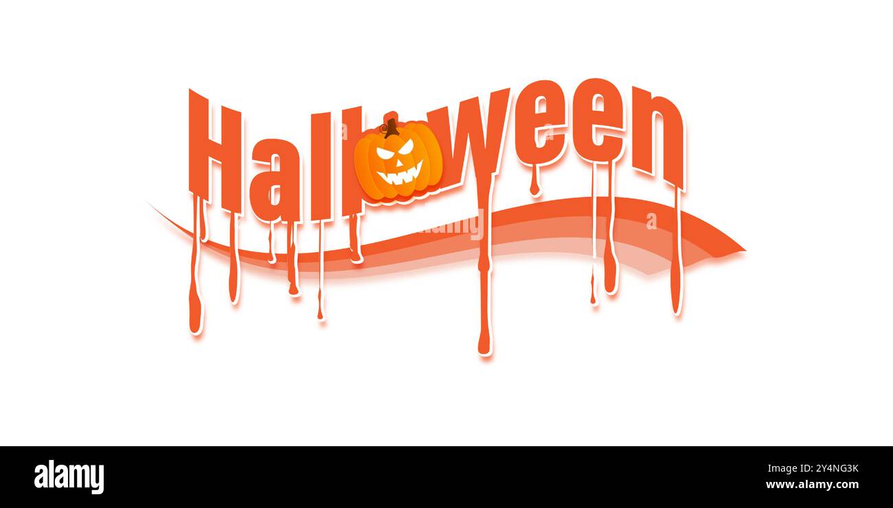 Illustrazione vettoriale del modello di feed dei social media di Happy Halloween Illustrazione Vettoriale