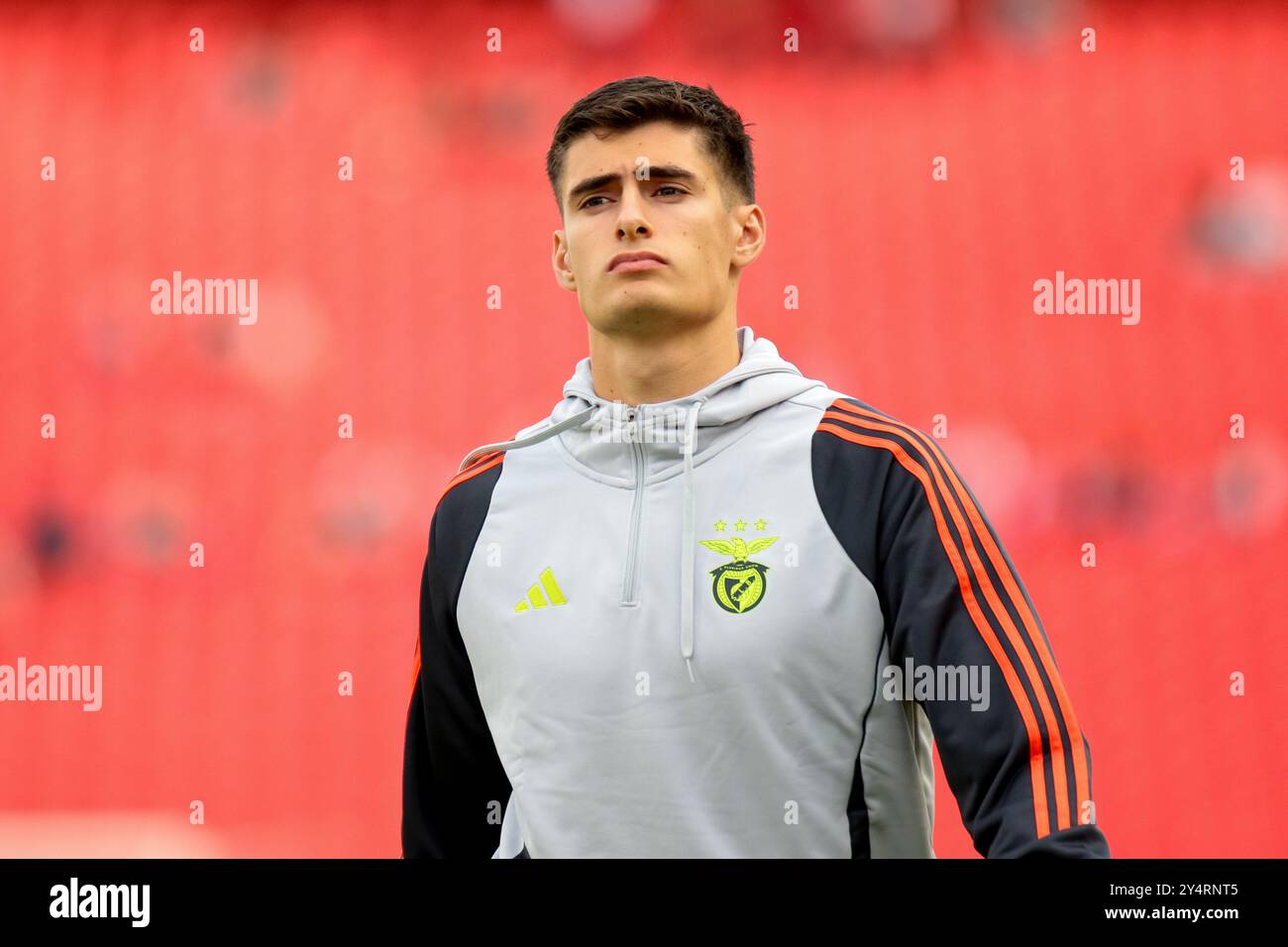 Belgrado, Serbia. 19 settembre 2024. Antonio Silva del Benfica in vista del match di fase MD1 della UEFA Champions League 2024/25 tra FK Crvena Zvezda e SL Benfica al Rajko Mitic Stadium il 19 settembre 2024. Crediti: Dimitrije Vasiljevic/Alamy Live News Foto Stock