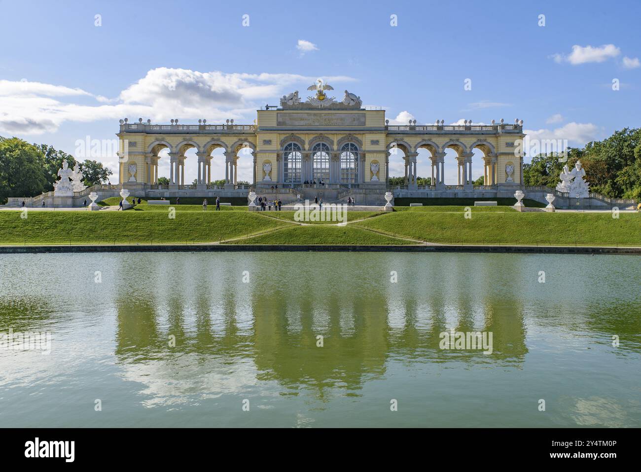 Gloriette al Palazzo Schoenbrunn di Vienna, Austria, Europa Foto Stock