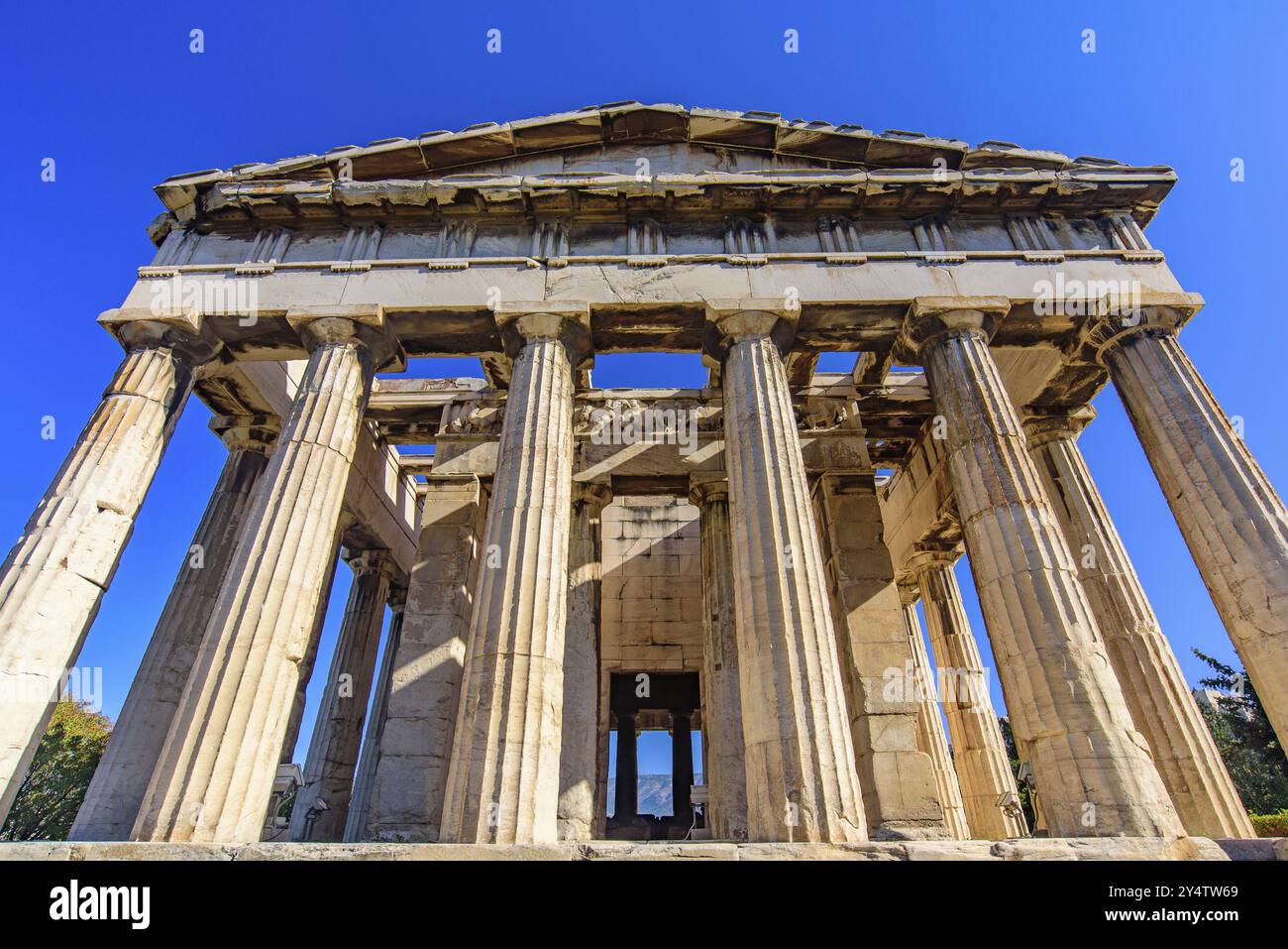 Tempio di Efesto (Efesteion), un tempio greco presso Agorà di Atene ad Atene, Grecia, Europa Foto Stock