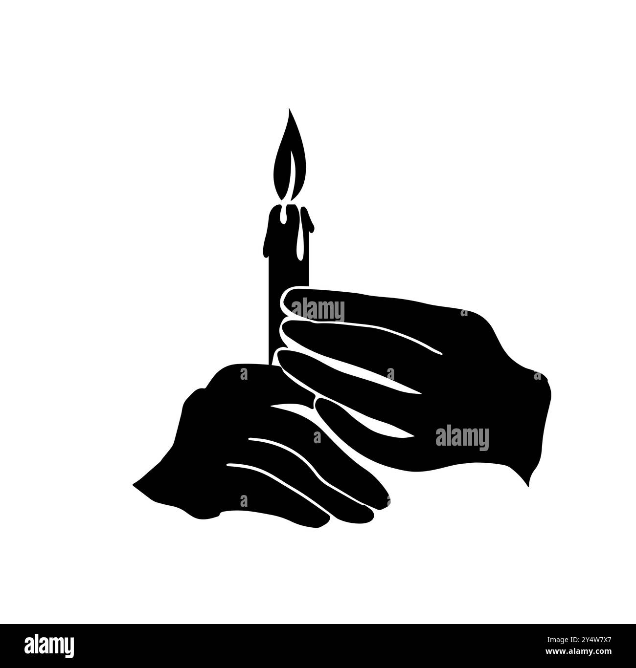 Candela nelle mani preghiera. Un simbolo religioso di fede in Dio. disegnato a mano. Non ai, illustrazione vettoriale Illustrazione Vettoriale Candela nelle mani preghiera. Un simbolo religioso di fede in Dio. disegnato a mano. Non ai, illustrazione vettoriale Illustrazione Vettoriale