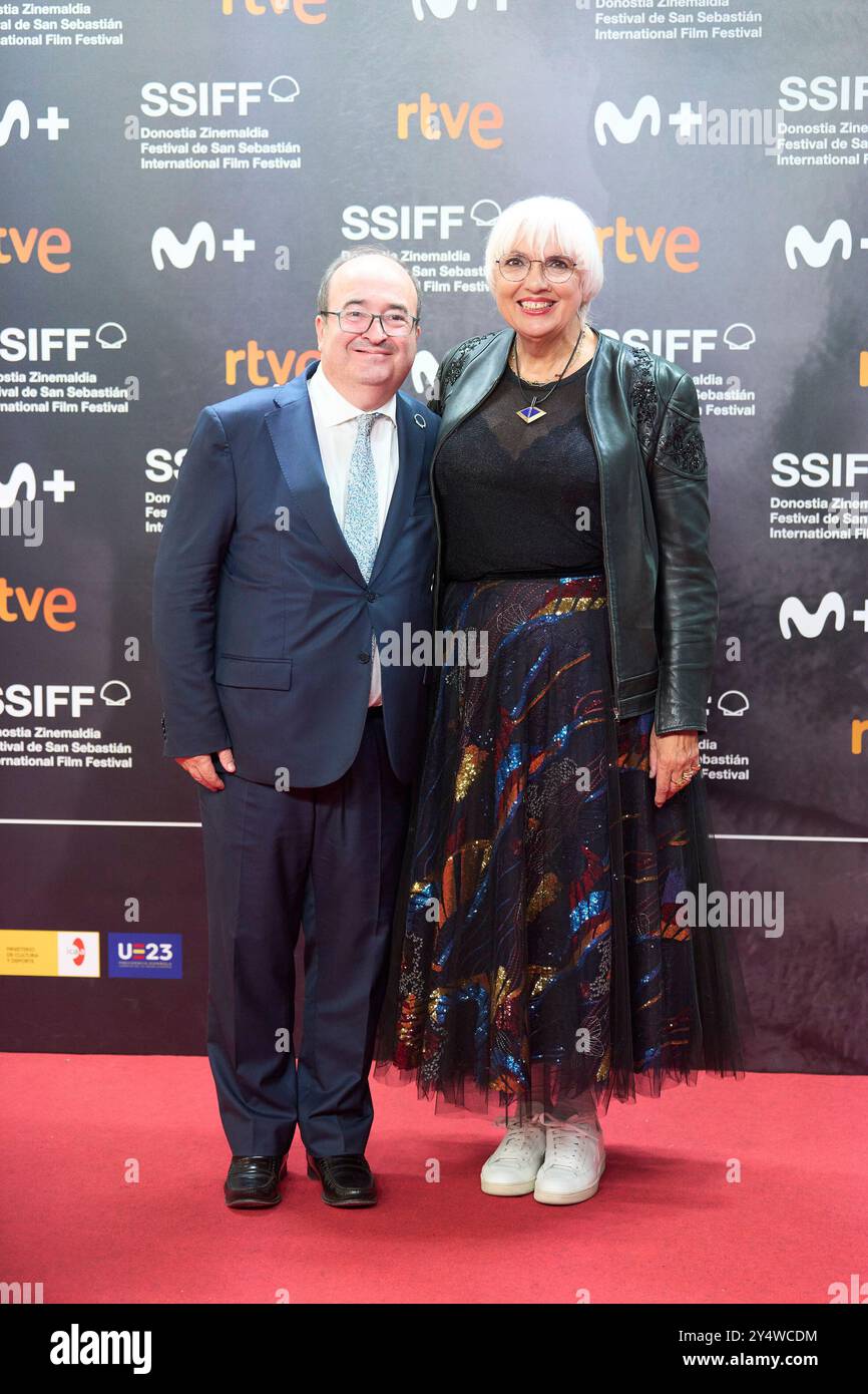 Miquel Iceta ha partecipato a "The shot the piano player" Red Carpet durante il 71° Festival Internazionale del Cinema di San Sebastian al Kursaal Theatre il 23 settembre 2023 a Donostia / San Sebastian, Spagna. Foto Stock