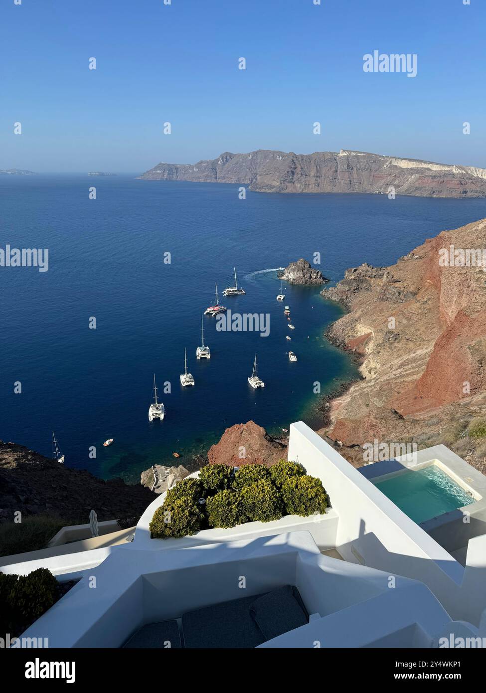 Santorini isola Grecia Foto Stock