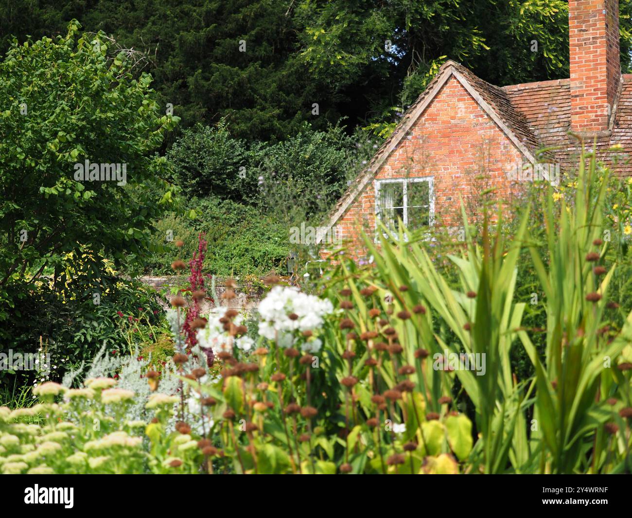 The Mill Garden - English Cottage Garen, Warwick Foto Stock