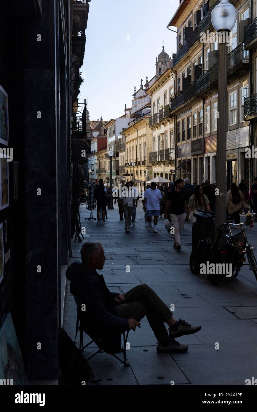 Fotografia di strada e di viaggio da Porto, Portogallo Foto Stock