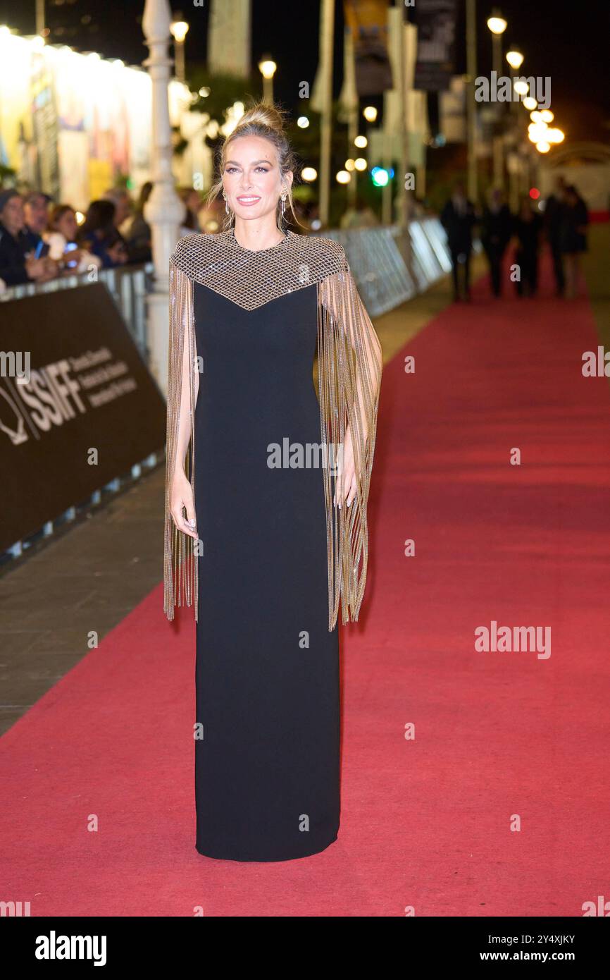 Kira Miro ha partecipato a "Discovering Canarie Islands" Red Carpet durante il 70° Festival Internazionale del Cinema di San Sebastian al Victoria Eugenia Theatre il 20 settembre 2022 a Donostia / San Sebastian, Spagna. Foto Stock