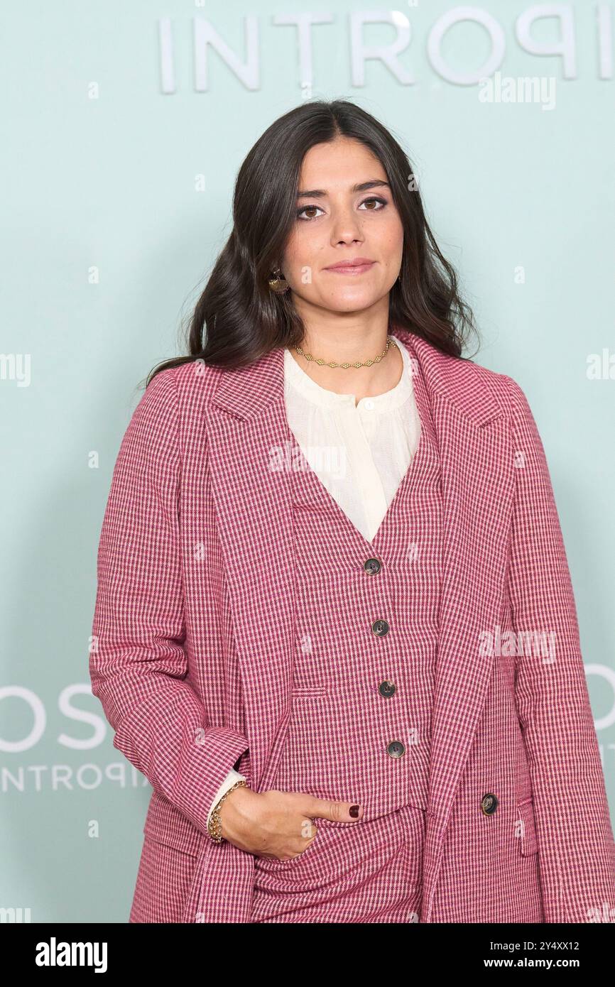 Maria Garcia de Jaime partecipa alla presentazione della Collezione Hoss-Intropia Autunno/Inverno 2022 presso la Fondazione Fernando de Castro il 5 ottobre 2022 a Madrid, Spagna. Foto Stock