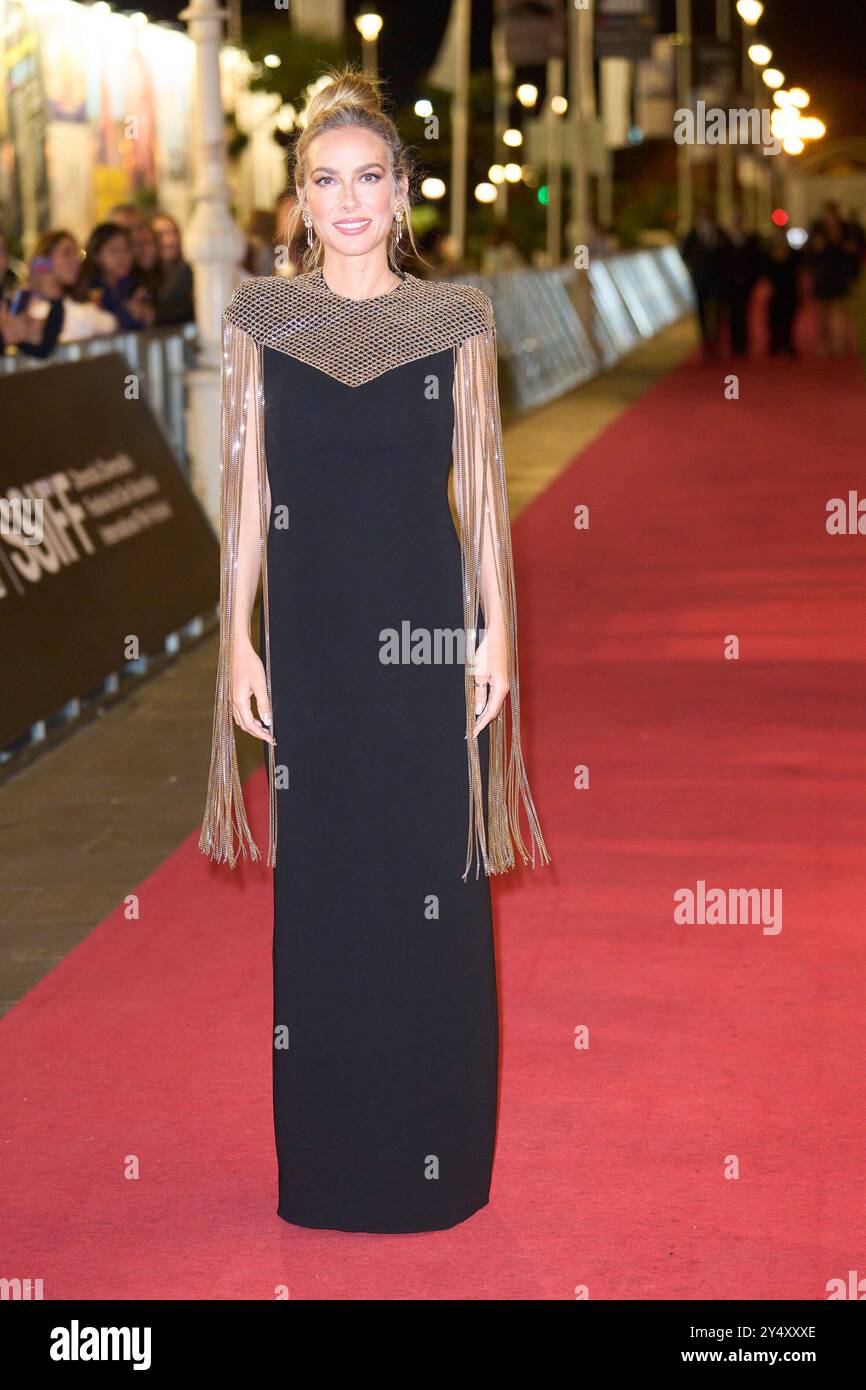 Kira Miro ha partecipato a "Discovering Canarie Islands" Red Carpet durante il 70° Festival Internazionale del Cinema di San Sebastian al Victoria Eugenia Theatre il 20 settembre 2022 a Donostia / San Sebastian, Spagna. Foto Stock