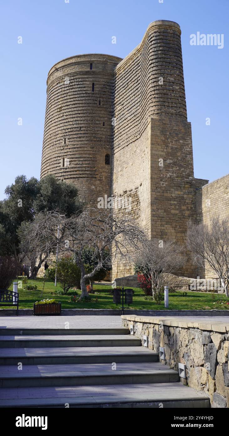 Torre della Vergine. Baku, Azerbaigian. Foto Stock