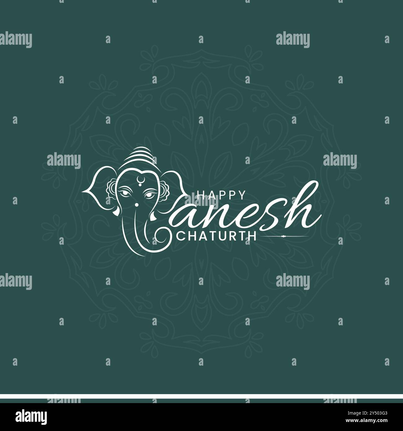 Happy Ganesh Chaturthi, 7 settembre, biglietto di auguri Ganesh Chaturthi, modello di social media, illustrazione vettoriale, illustrazioni di stock, Ganesh Chaturthi Illustrazione Vettoriale