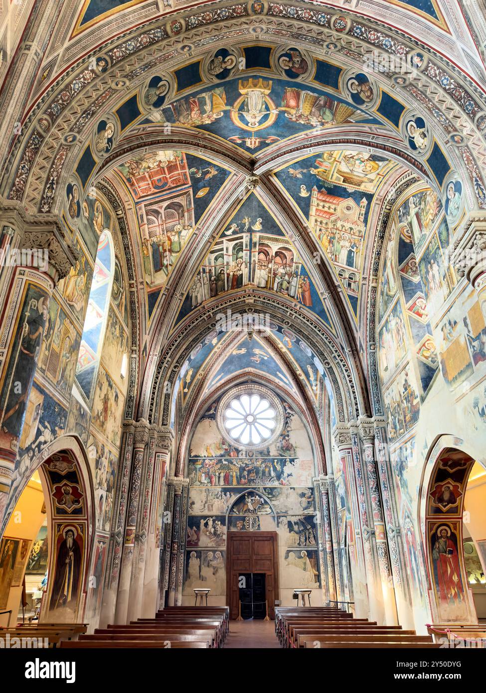 Galatina Puglia Italia. Chiesa romanica di Santa Caterina d'Alessandria. Foto Stock