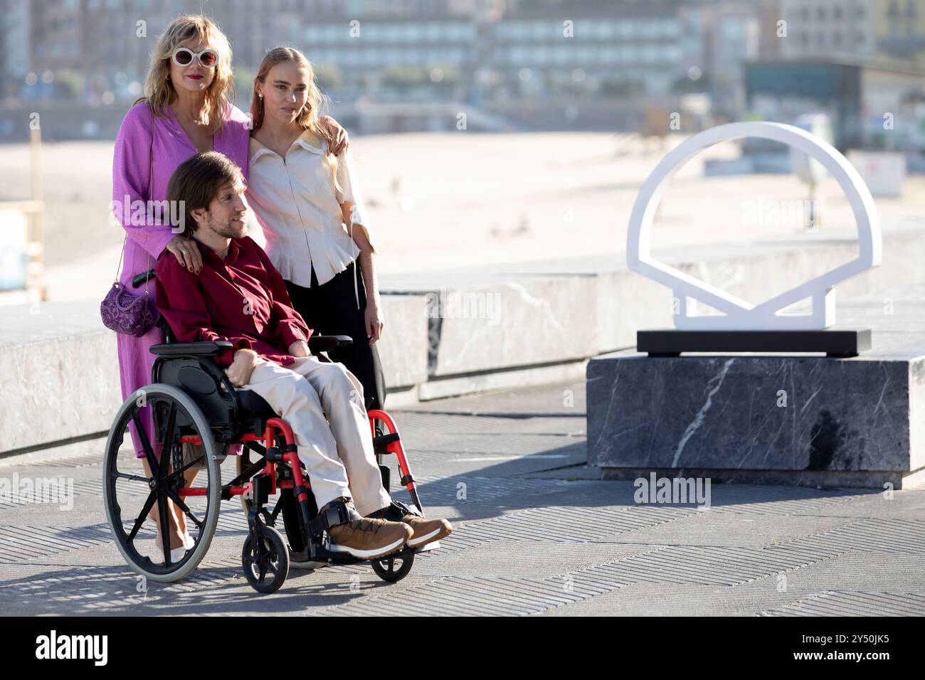 Emma Suarez, Valeria Sorolla e Koldo Zuazua hanno partecipato al Photocall "la Consagracion De la Primavera / la sagra della primavera" durante il 70° Festival Internazionale del Cinema di San Sebastian al Palazzo Kursaal il 21 settembre 2022 a Donostia / San Sebastian, Spagna. Foto Stock