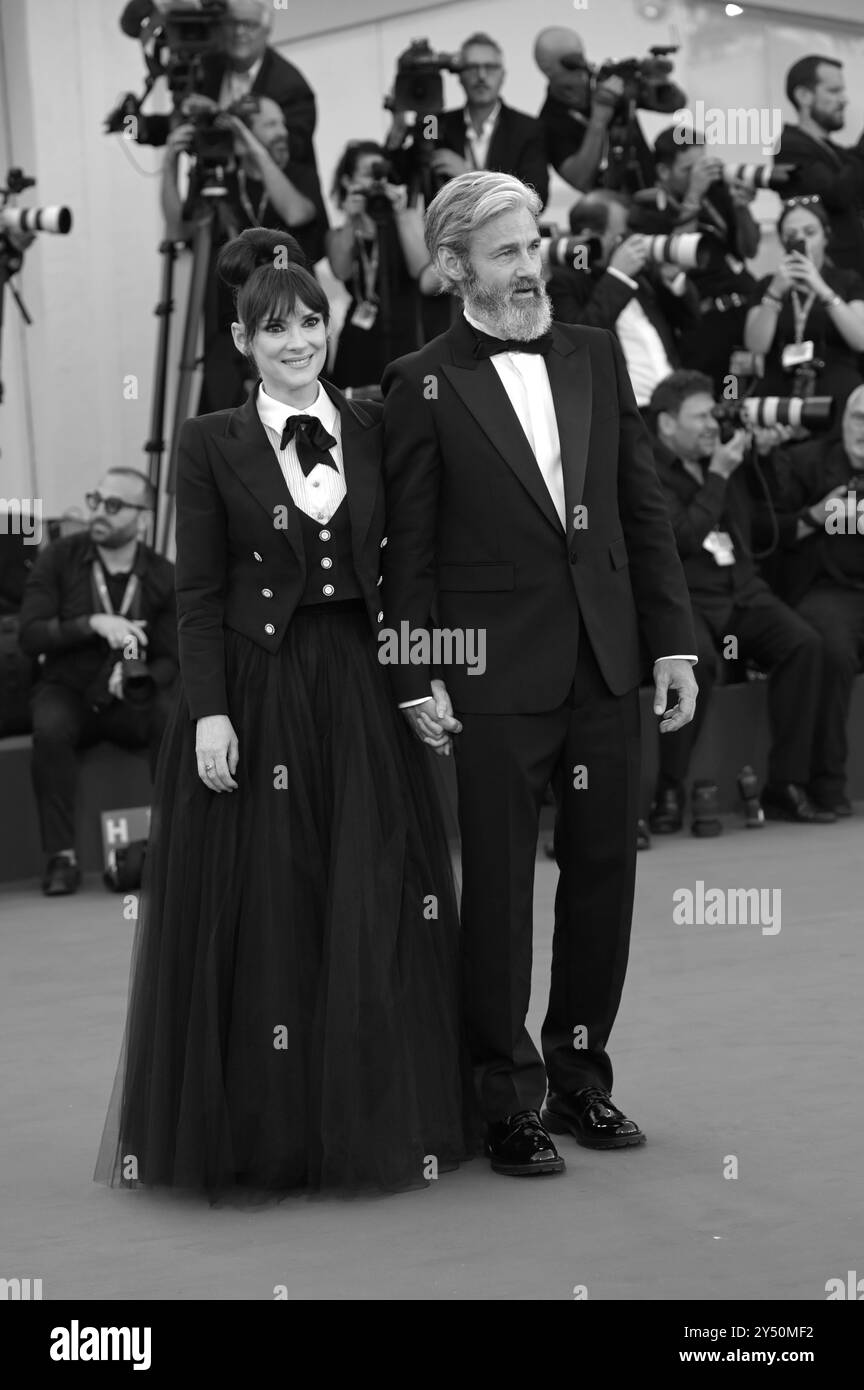 28 agosto, cerimonia di apertura di Venezia e Beetlejuice Beetlejuice Red Carpet della 81a Mostra del Cinema di Venezia 2024. FAMA © Fausto Marci Foto Stock