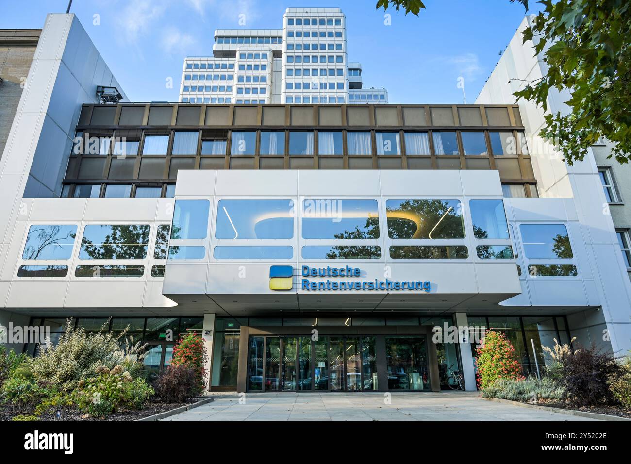 Deutsche Rentenversicherung, Hohenzollerndamm, Wilmersdorf, Berlino, Deutschland *** German Pension Insurance, Hohenzollerndamm, Wilmersdorf, Berlino, Germania Foto Stock