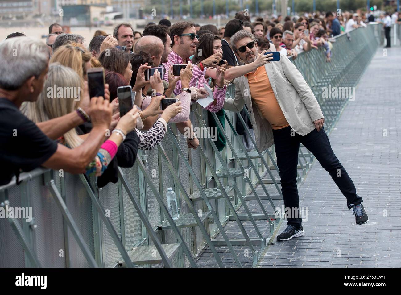 Ricardo Darin ha partecipato a la odisea de los giles (perdenti eroici) durante il 67° Festival Internazionale del Cinema di San Sebastian al Palazzo Kursaal il 23 settembre 2019 a Donostia / San Sebastian, Spagna. Foto Stock