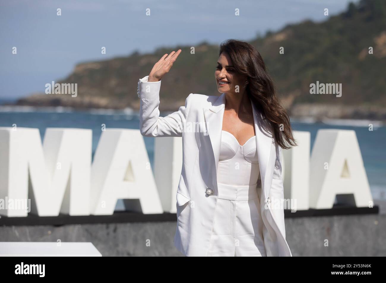 Penelope Cruz ha partecipato a Wasp Network (la Red Avispa) durante il 67° Festival Internazionale del Cinema di San Sebastian al Palazzo Kursaal il 27 settembre 2019 a Donostia / San Sebastian, Spagna. Foto Stock