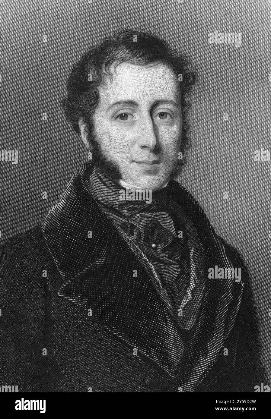 James Graham, IV duca di Montrose (1799-1874) su incisione dal 1837. Politico conservatore britannico. Inciso da W.J.Edwards dopo un dipinto di W. Foto Stock