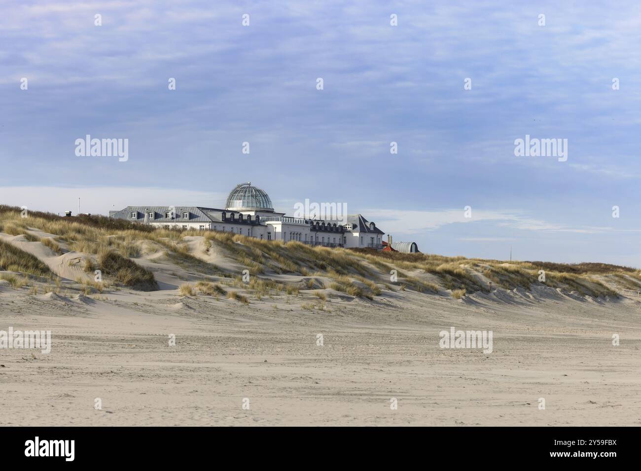 Hotel Spa a Juist, Isole Frisone Orientali, Germania, in primavera, Europa Foto Stock