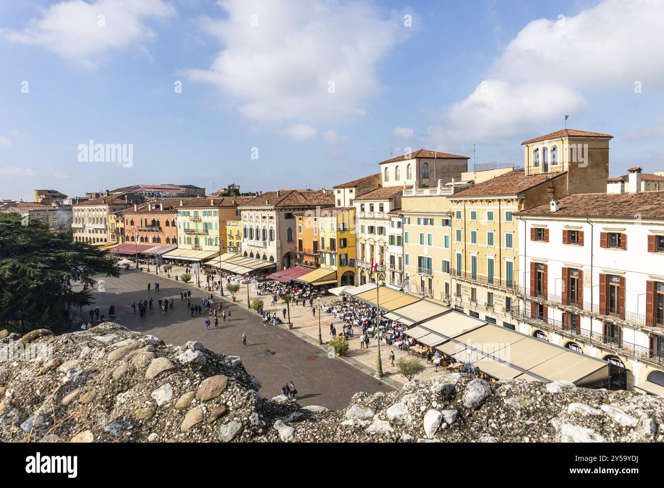 Impressioni dalla città di Verona, patrimonio dell'umanità Foto Stock