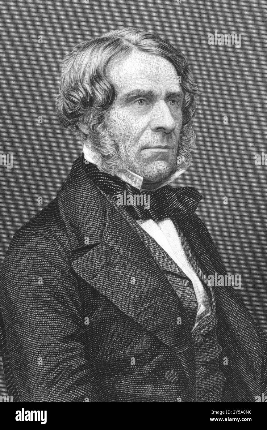 Robert Christison (1797-1882) sull'incisione degli anni '1800 Tossicologo e medico scozzese. Inciso da C.. Cucina da una fotografia di Moffat e pub Foto Stock