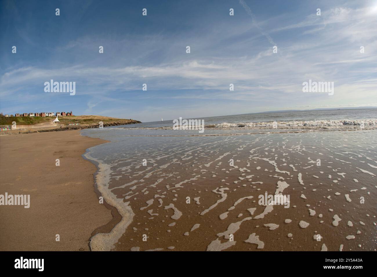 Whitmore Bay, Barry Island Beach, Barry Island, vale of Glamorgan, Galles Foto Stock