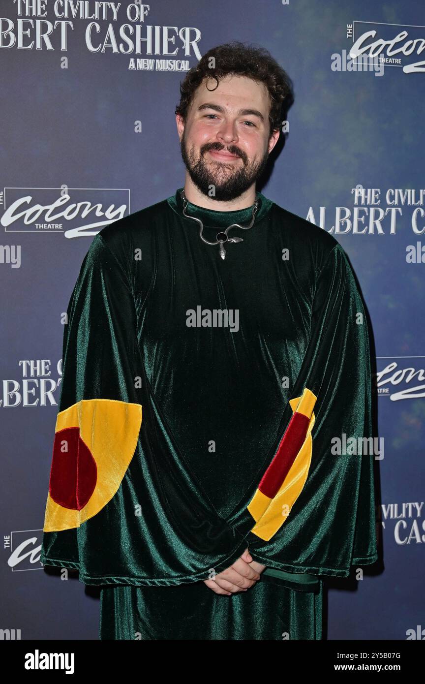 Burbank, CA USA - 7 settembre 2024: Tanner Berry partecipa alla serata inaugurale di The Civiliity of Albert Cashier al Colony Theater. Foto Stock