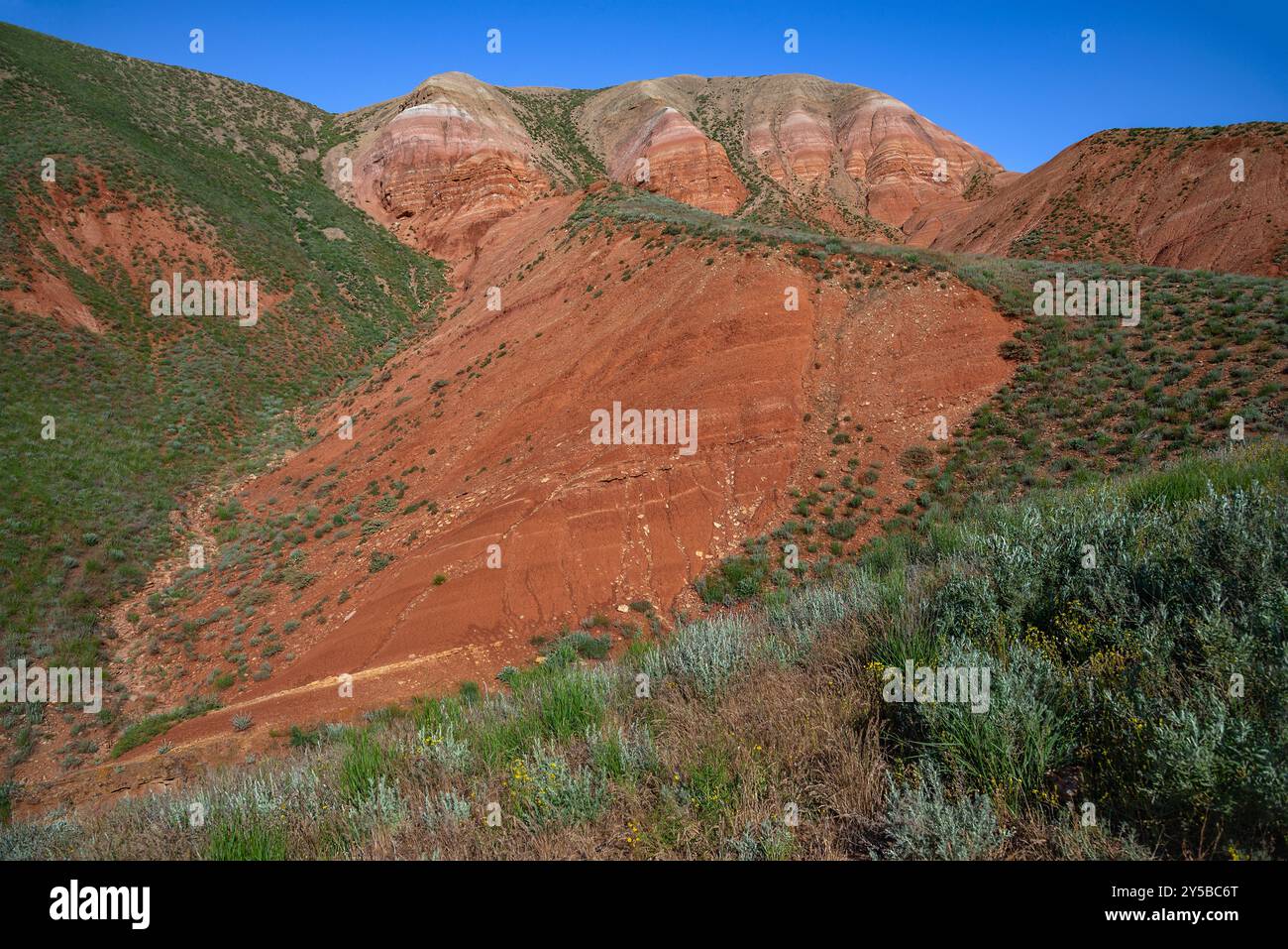 Big Bogdo Mountain. Regione di Astrakhan, Russia Foto Stock