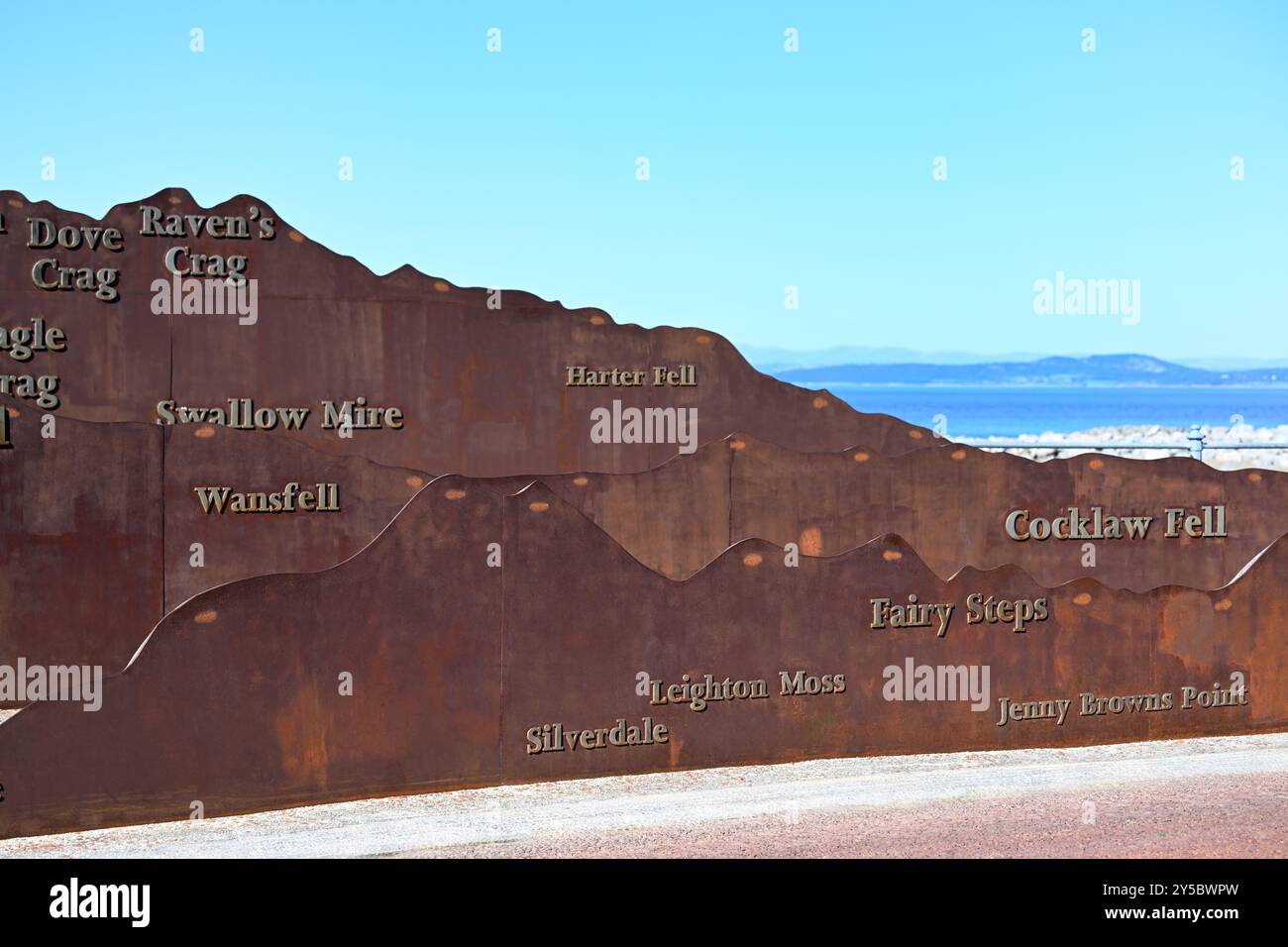cercatore di montagne del lake district Foto Stock